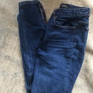 Apc raw denim jean